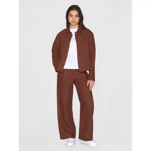 Classic Linen Shirt for Women KnowledgeCotton Apparel Gots Vegan image-2