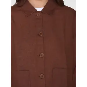 Classic Linen Shirt for Women KnowledgeCotton Apparel Gots Vegan image-4
