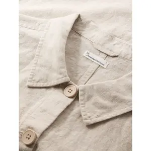 Classic Linen Shirt for Women KnowledgeCotton Apparel Gots Vegan image-3