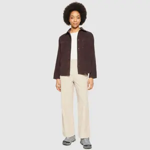 Women's long-sleeved overshirt KnowledgeCotton Apparel Irregular corduroy image-2