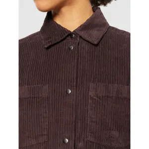 Women's long-sleeved overshirt KnowledgeCotton Apparel Irregular corduroy image-4