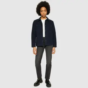 Women's long-sleeved overshirt KnowledgeCotton Apparel Irregular corduroy image-3