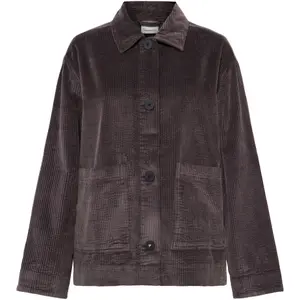 Camisa de sobreposição em veludo cotelê para mulher KnowledgeCotton Apparel