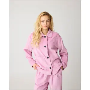 Camisa de sobreposição em veludo cotelê para mulher KnowledgeCotton Apparel image-2