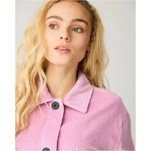 Camisa de sobreposição em veludo cotelê para mulher KnowledgeCotton Apparel image-5
