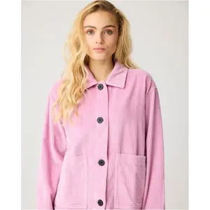 Camisa de sobreposição em veludo cotelê para mulher KnowledgeCotton Apparel image-1