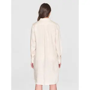 Linnen lange mouwen hemd jurk dames KnowledgeCotton Apparel image-3