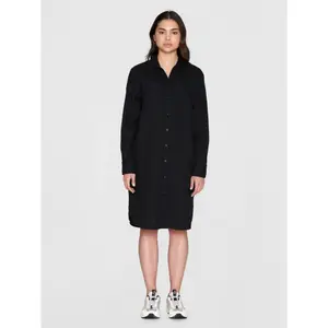 Linnen lange mouwen hemd jurk dames KnowledgeCotton Apparel image-3