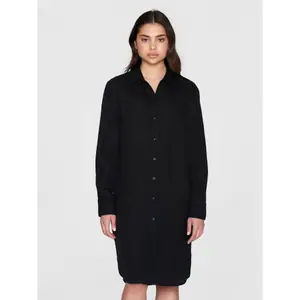 Linnen lange mouwen hemd jurk dames KnowledgeCotton Apparel image-2