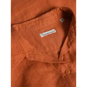 Linnen lange mouwen hemd jurk dames KnowledgeCotton Apparel image-2