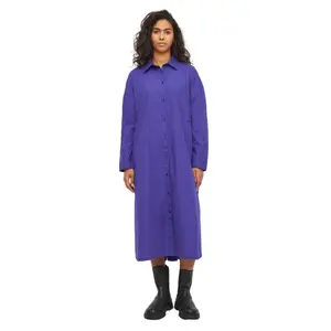 Women's shirt dress KnowledgeCotton Apparel Poplin GOTS/Vegan image-1