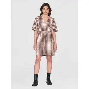 Women's plaid dress KnowledgeCotton Apparel image-1