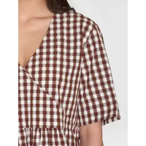 Women's plaid dress KnowledgeCotton Apparel image-4