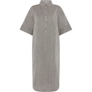 Structured Shirt Dress Women KnowledgeCotton Apparel image-0