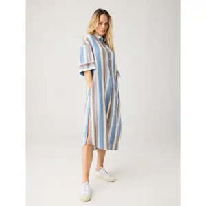 Structured Shirt Dress Women KnowledgeCotton Apparel image-3
