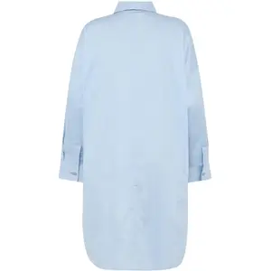 Women's satin shirt dress KnowledgeCotton Apparel image-1
