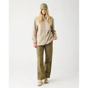 Women's zipped fleece KnowledgeCotton Apparel Loose GRS/Vegan image-1