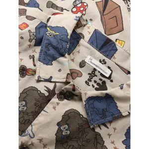 Chemise KnowledgeCotton Apparel Structured AOP GOTS/Vegan image-4