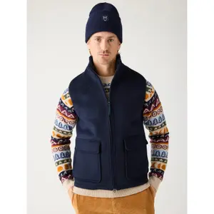 Sleeveless fleece KnowledgeCotton Apparel GRS image-3