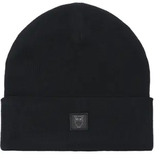 Merino Badge Beanie KnowledgeCotton Apparel image-1