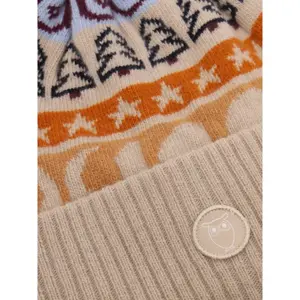 Gorro KnowledgeCotton Apparel RWS Lambswool Jacquard image-1