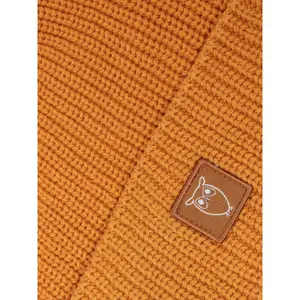 Ribbed Badge Beanie KnowledgeCotton Apparel image-1
