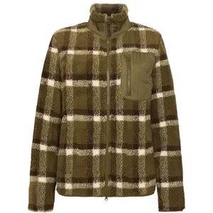 Teddy Jacket with High Collar KnowledgeCotton Apparel GRS Vegan image-0