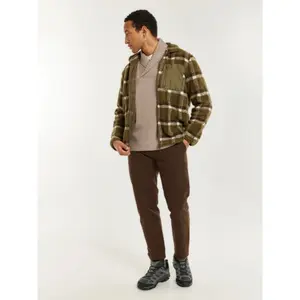 Teddy Jacket with High Collar KnowledgeCotton Apparel GRS Vegan image-4