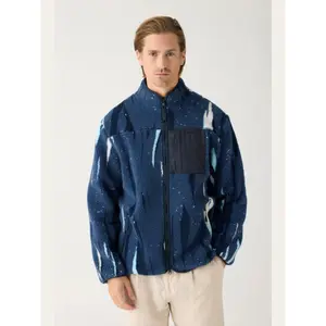 Polaire zippée ample KnowledgeCotton Apparel Northern Lights - GRS image-3