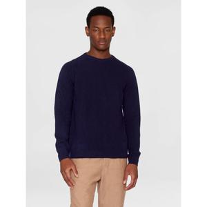 Round neck lambswool sweater KnowledgeCotton Apparel image-3