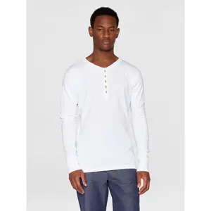 Sweater KnowledgeCotton Apparel Cedar Henley image-1
