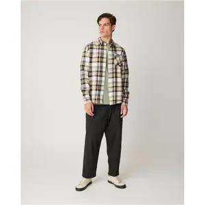 Flannel shirt KnowledgeCotton Apparel Dune image-2