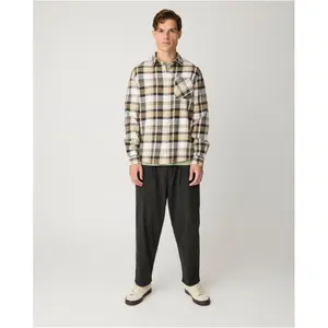 Flannel shirt KnowledgeCotton Apparel Dune image-4