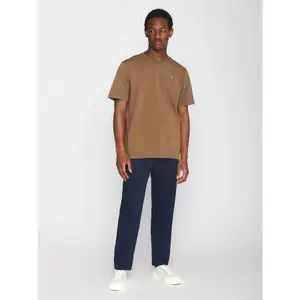 T-Shirt mit Abzeichen KnowledgeCotton Apparel Loke image-1