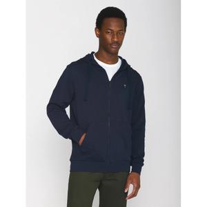 Felpa con cappuccio e cerniera con stemma a canguro KnowledgeCotton Apparel ASK image-2