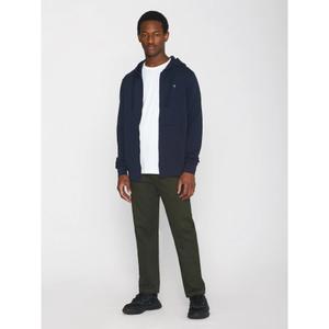 Felpa con cappuccio e cerniera con stemma a canguro KnowledgeCotton Apparel ASK image-1