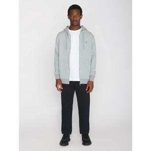 Felpa con cappuccio e cerniera con stemma a canguro KnowledgeCotton Apparel ASK image-1