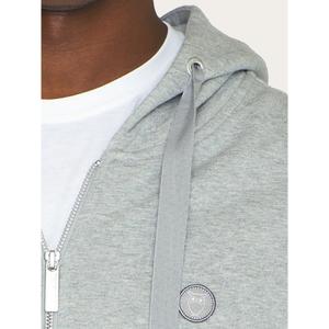 Felpa con cappuccio e cerniera con stemma a canguro KnowledgeCotton Apparel ASK image-4