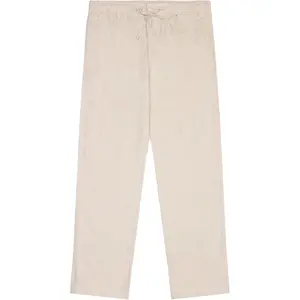 1070003-1449-pantalon-ample-en-lin-knowledgecotton-apparel-fig-yarndyed-light-feather-gray