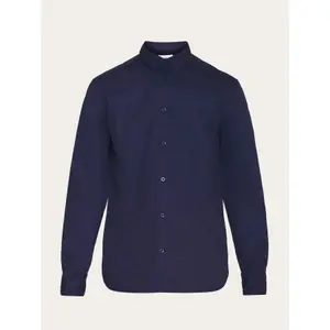 Long-sleeved shirt in crisp cotton KnowledgeCotton Apparel ALF image-0