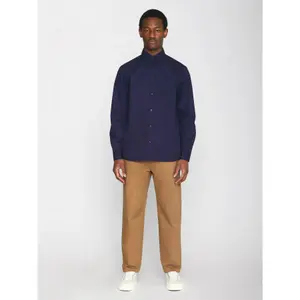 Long-sleeved shirt in crisp cotton KnowledgeCotton Apparel ALF image-1