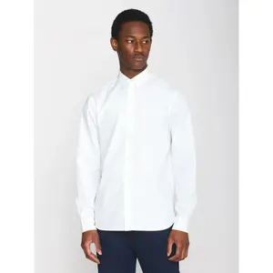 Long-sleeved shirt in crisp cotton KnowledgeCotton Apparel ALF image-2