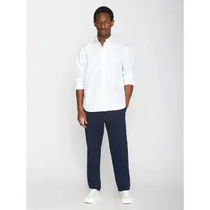 Long-sleeved shirt in crisp cotton KnowledgeCotton Apparel ALF image-1