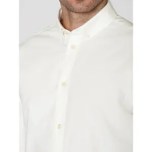 Regular-fit shirt with little owl KnowledgeCotton Apparel Harald oxford image-4