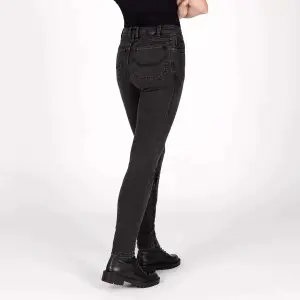 Γυναικείο κοντό skinny παντελόνι μοτοσυκλέτας Knox Colton image-1