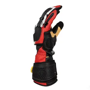 All-season motorcycle gloves with long cuff and protection Knox Handroid MK5 image-2