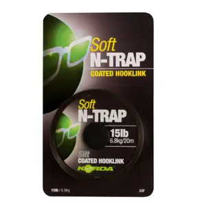 Πλεξούδα με επενδεδυμένη γραμμή korda N-TRAP Soft 6.8kg image-1
