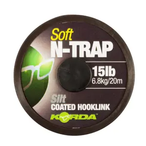Πλεξούδα με επενδεδυμένη γραμμή korda N-TRAP Soft 6.8kg image-0