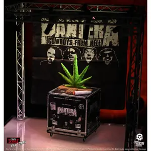 Touring crate figure + stage set KnuckleBonz Pantera Rock Ikonz On Tour Cowboys From Hell image-0