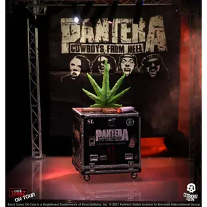 Touring crate figure + stage set KnuckleBonz Pantera Rock Ikonz On Tour Cowboys From Hell image-4